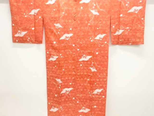 絞り柄単衣長襦袢